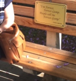 The bench from Forrest Gump